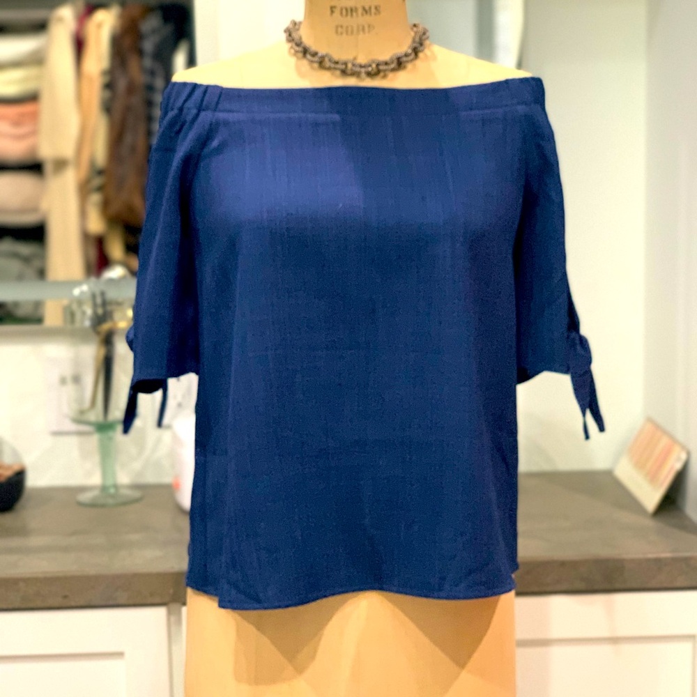 Olivia Grey off the shoulder top